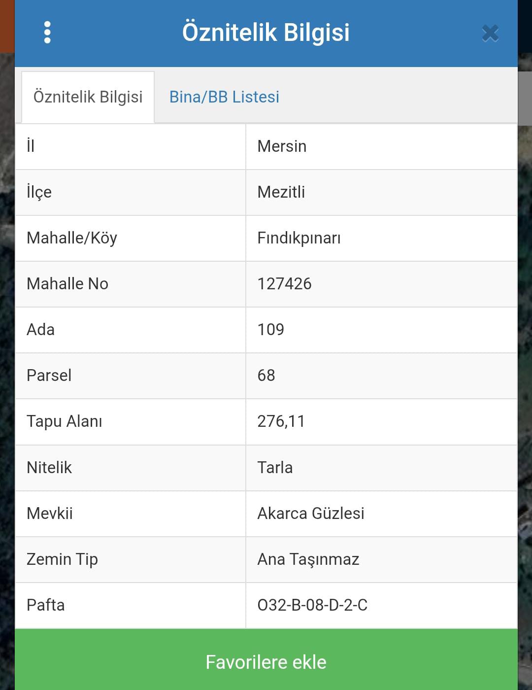    Mersin / Mezitli / Fındıkpınarı Mh. 276M² TARLAMIZ SATILIKTIR.  - MERSİN MEZİTLİ fotoğraf 2